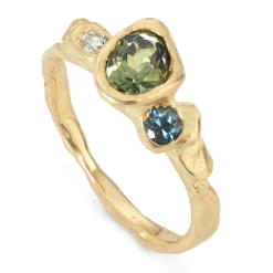 Tomfoolery Pol Gwarra Sapphire & Diamond Ring Clearance