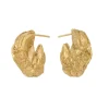 Tomfoolery Poli Gold Hoops Discount