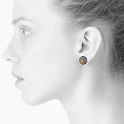 Tomfoolery Porcelain & Gold Plated Splash Studs Outlet