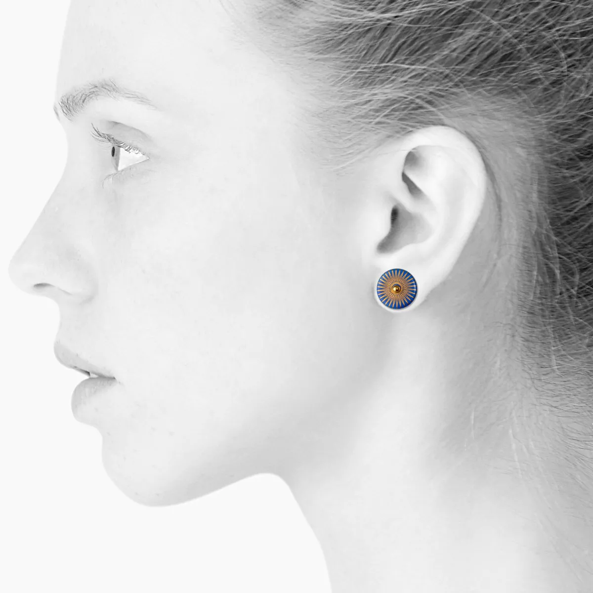 Tomfoolery Porcelain & Gold Plated Splash Studs Outlet