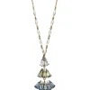 Tomfoolery Powder Blue Deco Necklace Long Online