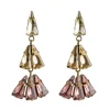 Tomfoolery Powder Pink Deco Drop Earrings Outlet