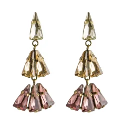 Tomfoolery Powder Pink Deco Drop Earrings Outlet