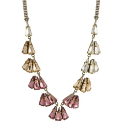 Tomfoolery Powder Pink Deco Statement Necklace Fashion