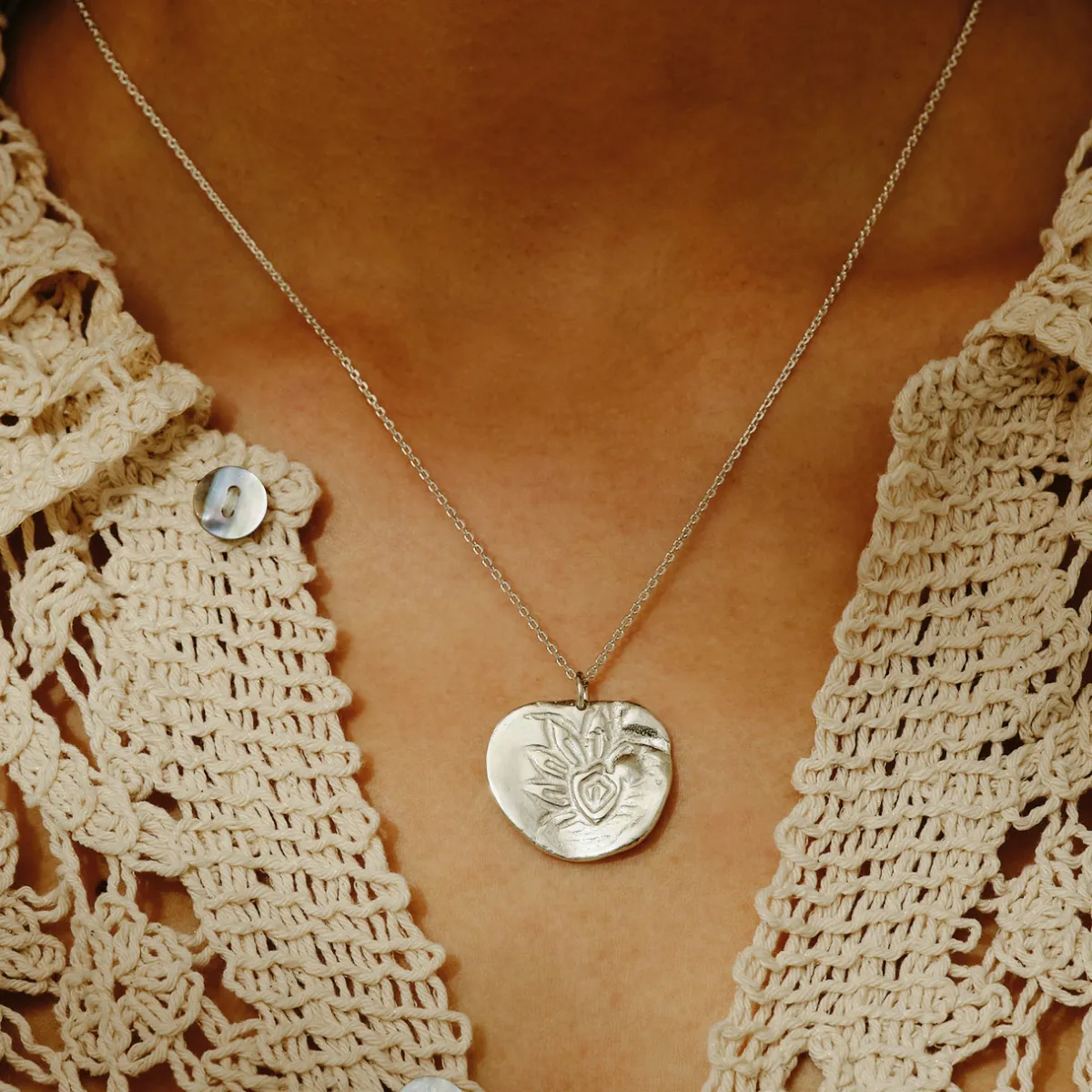 Tomfoolery Praga Silver Necklace Clearance