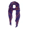 Tomfoolery Purple, Orange and Red Harlequin Scarf Sale