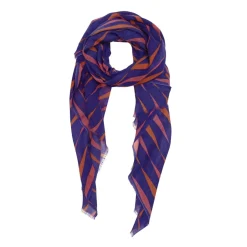 Tomfoolery Purple, Orange and Red Harlequin Scarf Sale