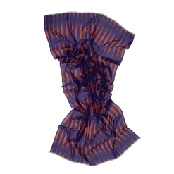 Tomfoolery Purple, Orange and Red Harlequin Scarf Sale