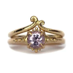 Tomfoolery Purple Sapphire Solitaire Into The Deep Ring Fashion