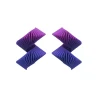 Tomfoolery Purple Statement Small Helix Earrings Outlet