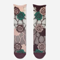 Tomfoolery Purple Waterlily Tulle Socks Clearance