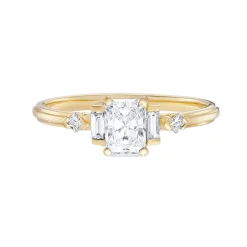 Tomfoolery Radiant Empire Five Step Diamond Ring Fashion