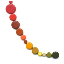 Tomfoolery Rainbow Dots Necklace Clearance