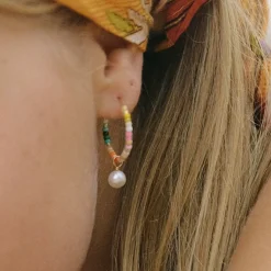 Tomfoolery Rainbow Nomad Hoops Outlet