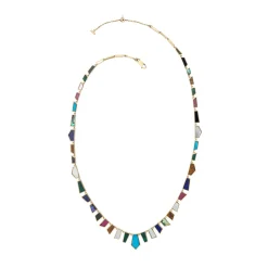 Tomfoolery Rainbow Tesserae Necklace Outlet