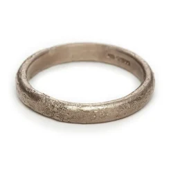 Tomfoolery Raw Gold 3.5mm Textured Wedding Band Online