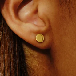 Tomfoolery Rayon Circle Studs 0.1 Online