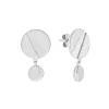 Tomfoolery Rayon Double Circle Drop Earrings Sale