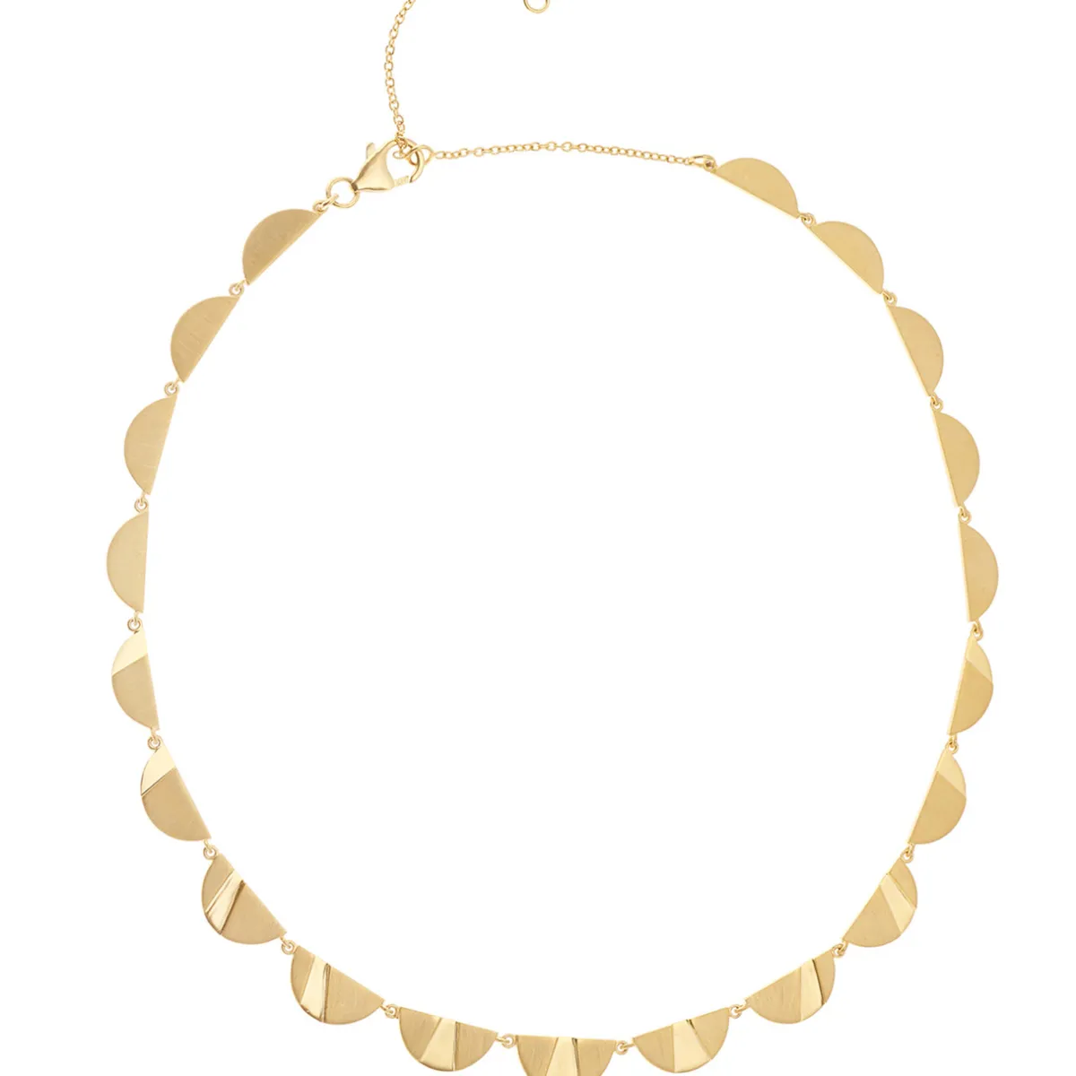 Tomfoolery Rayon Full Half Circle Necklace Fashion