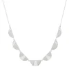 Tomfoolery Rayon Half Circle Necklace Clearance