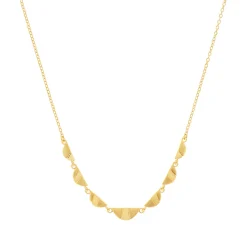 Tomfoolery Rayon Mini Half Circle Necklace Discount