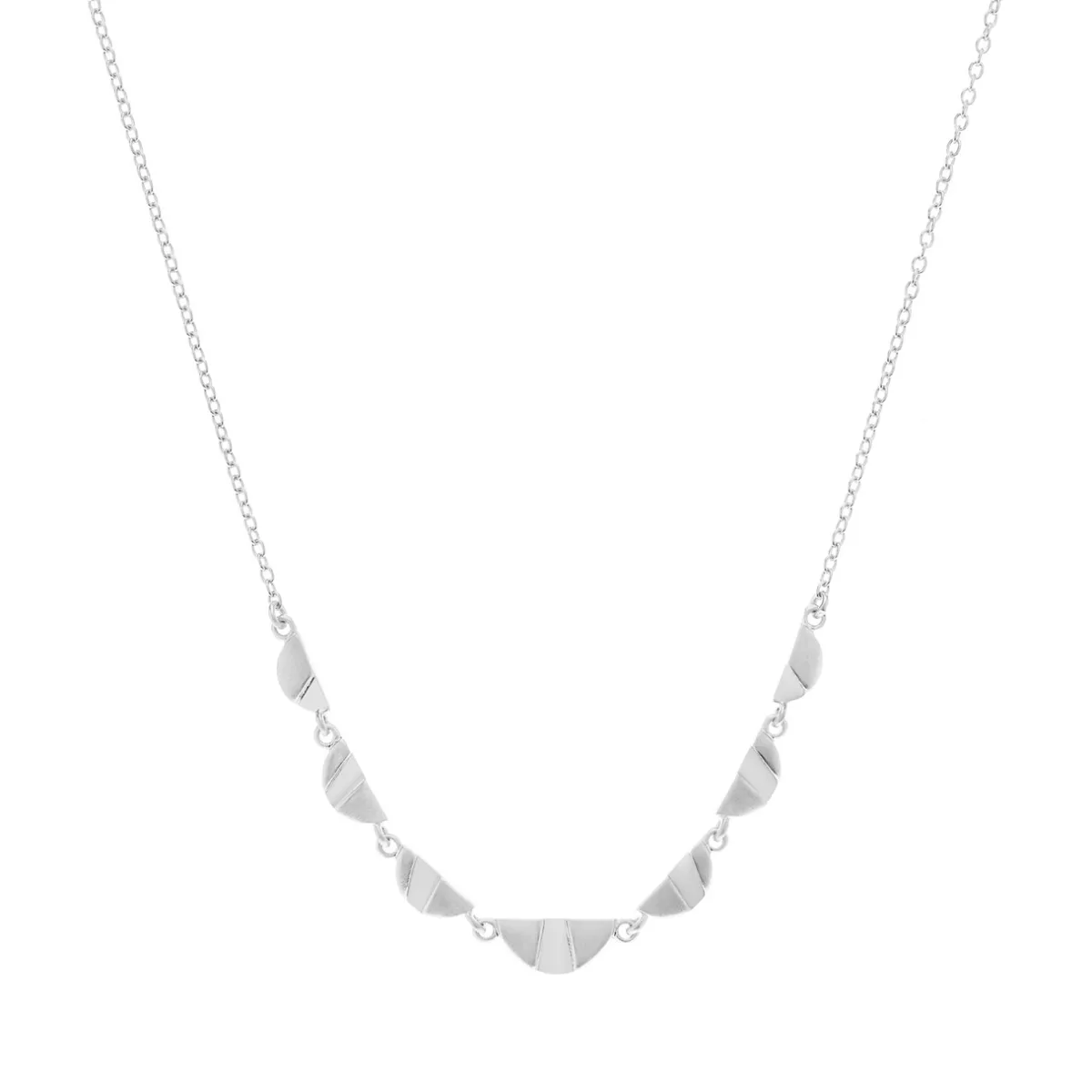 Tomfoolery Rayon Mini Half Circle Necklace Discount