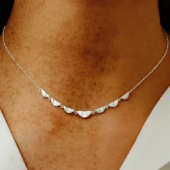 Tomfoolery Rayon Mini Half Circle Necklace Discount