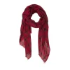 Tomfoolery Red and Black Check Scarf New