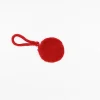 Tomfoolery Red Merino Sheepskin Coin Purse Fashion
