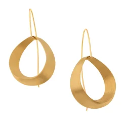 Tomfoolery Ribbon Tear Drop Earrings Discount