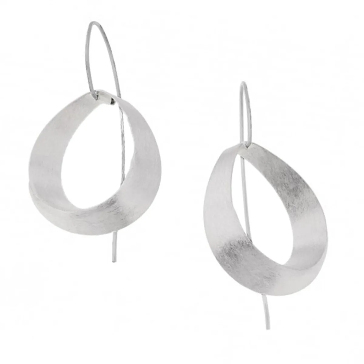 Tomfoolery Ribbon Tear Drop Earrings Discount