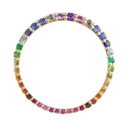 Tomfoolery Ring of Salt Gemstone Rainbow Ring Discount