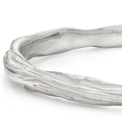 Tomfoolery Ripple Bangle Silver Clearance