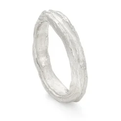 Tomfoolery Ripple Medium Silver Ring Hot