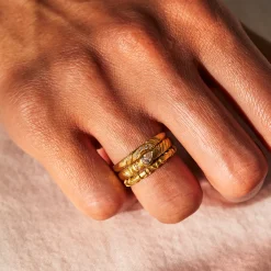 Tomfoolery Ripples Band Ring Sale