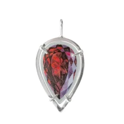 Tomfoolery Rita Gemstone Pendant Ruby New