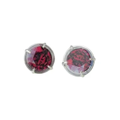 Tomfoolery Rita Gemstone Studs Ruby Outlet