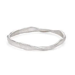 Tomfoolery Rock Bangle Silver Sale