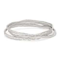 Tomfoolery Rock Fine Bangle Silver Online