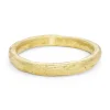 Tomfoolery Rock Textured Gold Wedding Band Outlet