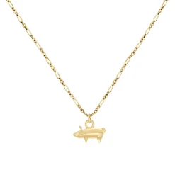 Tomfoolery Roma Gold Piglet Espirit Pendant New