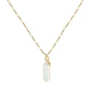 Tomfoolery Roma Moonstone Hexa Layered Pendant Fashion