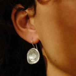 Tomfoolery Roma Silver Drop Earrings Discount