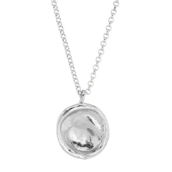 Tomfoolery Roma Silver Textured Pendant Sale