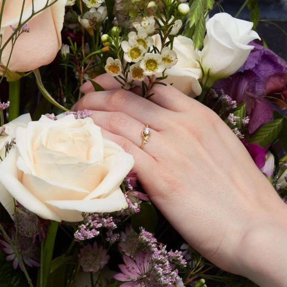 Tomfoolery Rosa Alba Diamond Ring Best