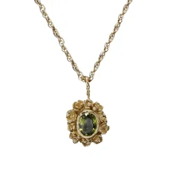 Tomfoolery Rosarium Green Tourmaline Necklace Best