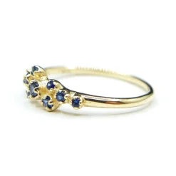 Tomfoolery Rose Bush Ring with Blue Sapphire Best