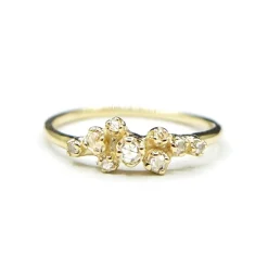 Tomfoolery Rose Bush Ring with Rose Cut Diamond Online