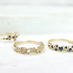 Tomfoolery Rose Cut Diamond Cluster Band Online