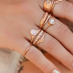 Tomfoolery Rose Cut Diamond Eternity Band Online